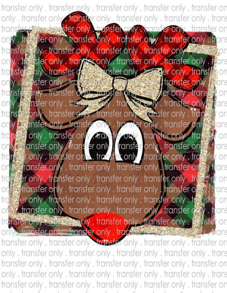 Cute Reindeer Girl - Waterslide, Sublimation Transfers