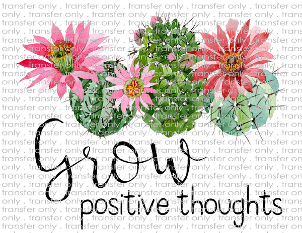 Positive Thoughts - Waterslide, Sublimation Transfers