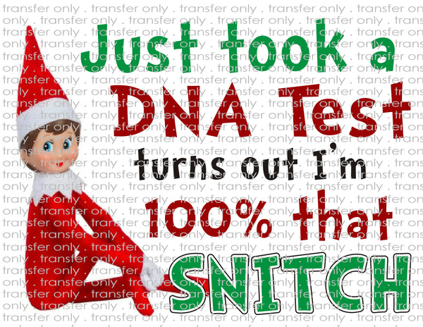 Elf on the Shelf Snitch - Waterslide, Sublimation