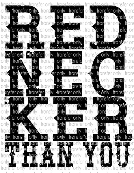 Rednecker Than You - Waterslide, Sublimation Transfers