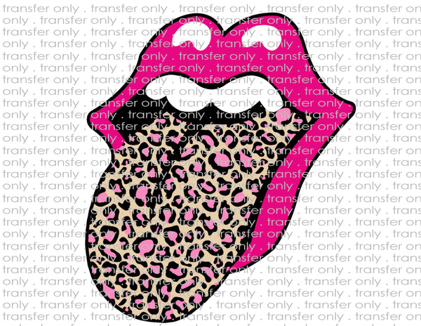 Leopard Tongue - No Glitter - Waterslide, Sublimation Transfers