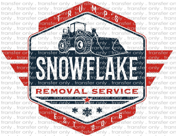 Trump's Snowflake Removal Service - Waterslide, Sublimation Transfers