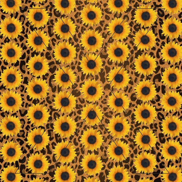 Sunflower - Full Pattern - Waterslide, Sublimation Transfers