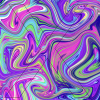 Neon Swirl - Full Pattern - Waterslide, Sublimation Transfers