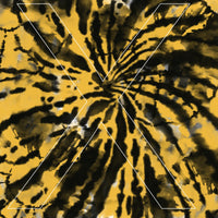 Yellow Tie Dye - Full Pattern - Waterslide, Sublimation Transfers