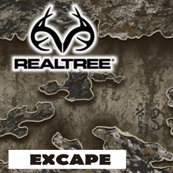 Genuine, Licensed RealTree - EXCAPE - Camouflage  - Printed Pattern Vinyl - Decal or HTV