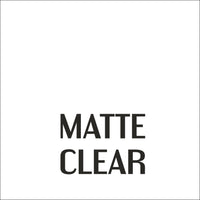 Matte Clear - Transparent - Permanent, Adhesive Vinyl