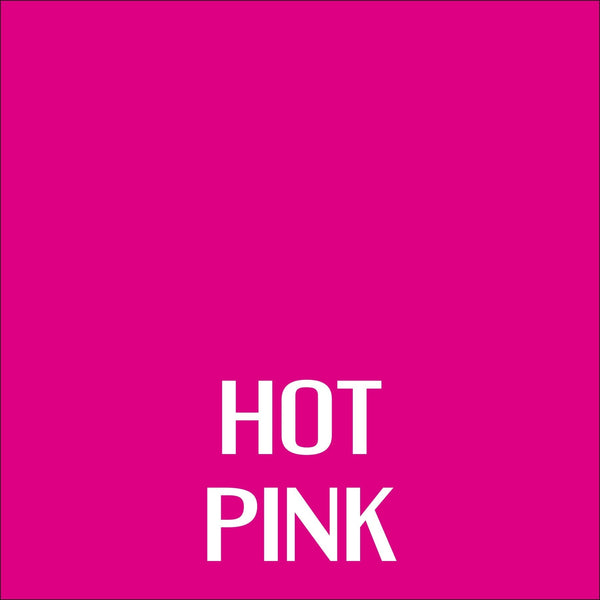 Hot Pink - Permanent, Adhesive Vinyl