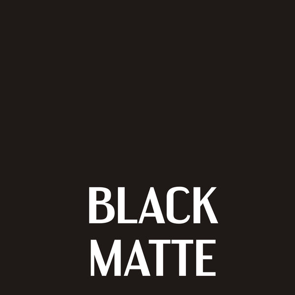 Matte Black - Permanent, Adhesive Vinyl