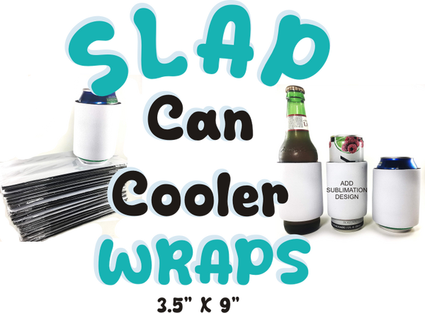 Slap Wrap - Neoprene Can Cooler Wraps - Sublimation Ready