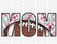 Football Mom Floral - Waterslide, Sublimation Transfers