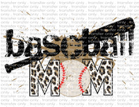 Leopard Baseball Mom - Waterslide, Sublimation Transfers