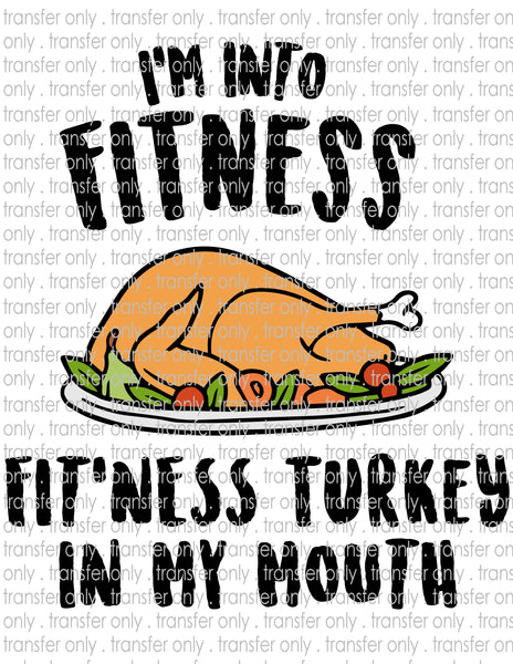 Thanksgiving Fitness - Waterslide, Sublimation Transfers