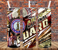 Army National Guard Abstract - Tumbler Wrap Sublimation Transfers