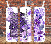 Rheumatoid Arthritis Awareness - Tumbler Wrap Vinyl Transfers