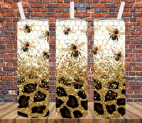 Honey Bees - Tumbler Wrap Vinyl Transfers