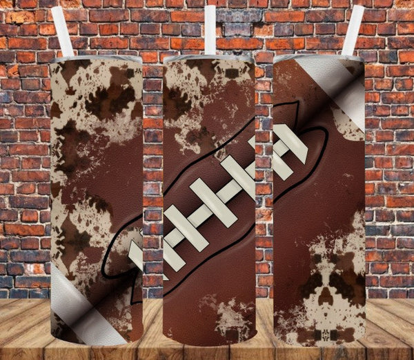 Football - Tumbler Wrap Vinyl Transfers