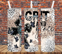 Grit & Grace - Tumbler Wrap Vinyl Transfers