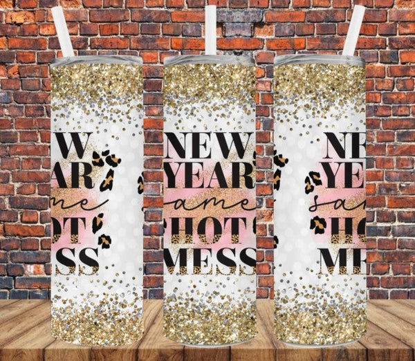 New Year's - Tumbler Wrap Sublimation Transfers