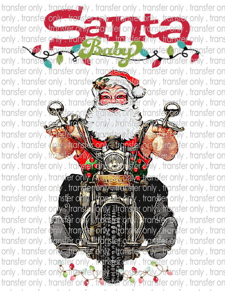 Santa Baby - Waterslide, Sublimation Transfers