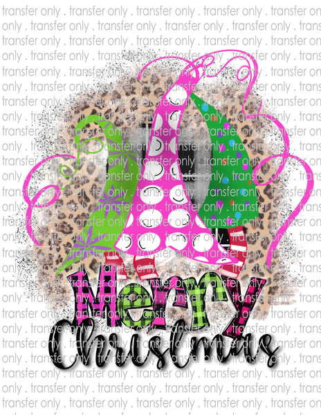 Pink Christmas - Waterslide, Sublimation Transfers