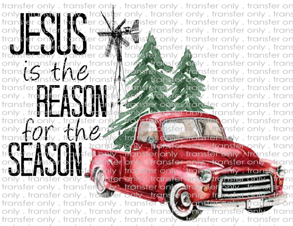 Vintage Truck Christmas - Waterslide, Sublimation Transfers
