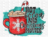 Hot Cocoa and Christmas Movies - Waterslide, Sublimation Transfers