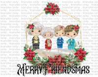 Merry Friendmas - Waterslide, Sublimation Transfers