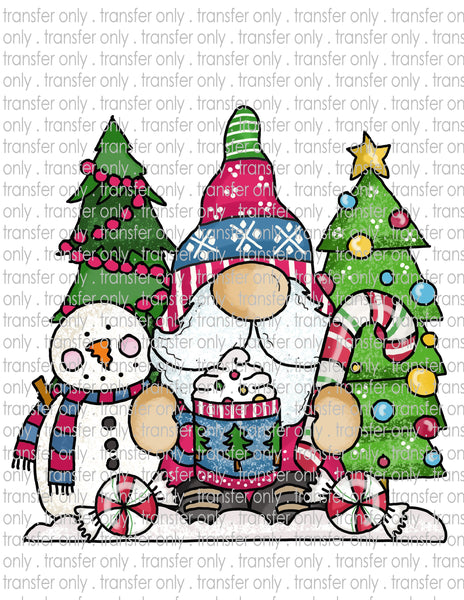 Christmas Cocoa Gnomes - Waterslide, Sublimation Transfers