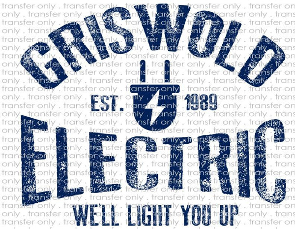 Griswold Electric Company - Waterslide, Sublimation Transfers