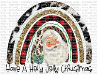 Have a Holly Jolly Christmas - Waterslide, Sublimation Transfers