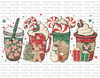 Christmas Coffees - Waterslide, Sublimation Transfers