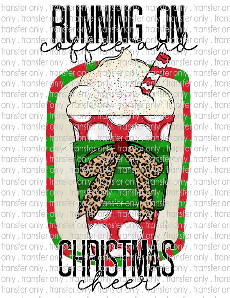 Running on Caffeine and Christmas Cheer - Waterslide, Sublimation Transfers