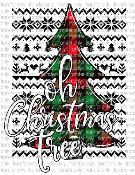 Oh Christmas Tree - Waterslide, Sublimation Transfers