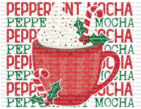 Peppermint Mocha - Waterslide, Sublimation Transfers