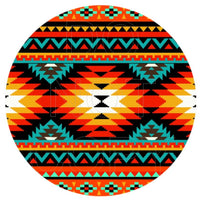 Aztec Tribal - Round Template Transfers for Coasters