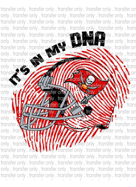 Waterslide, Sublimation Transfers - DNA Football - Buccaneers