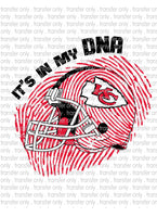 Waterslide, Sublimation Transfers - DNA Football - Chiefs