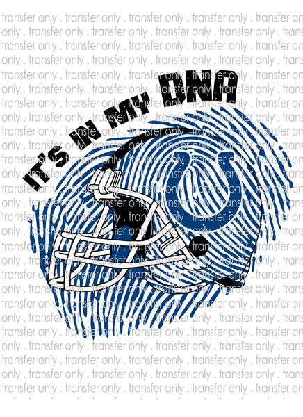 Waterslide, Sublimation Transfers - DNA Football - Colts