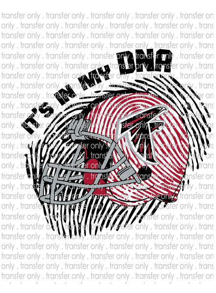 Waterslide, Sublimation Transfers - DNA Football - Falcons