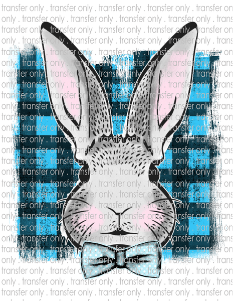 Plaid Easter Bunny - Waterslide, Sublimation Transfers