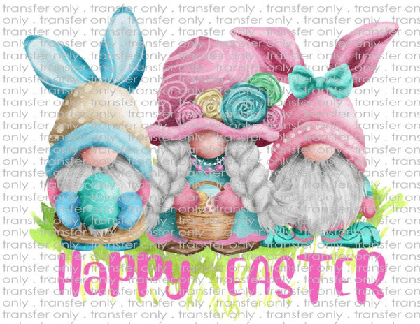 Happy Easter Gnomes - Waterslide, Sublimation Transfers
