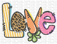 Easter Love  - Waterslide, Sublimation Transfers