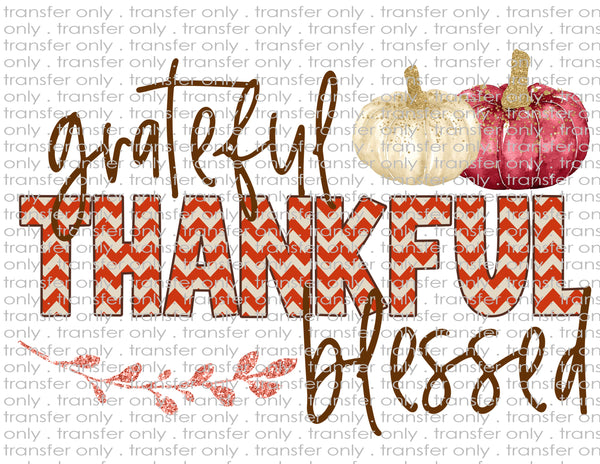 Thanksgiving & Fall - Waterslide, Sublimation Transfers