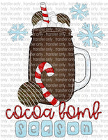 Cocoa Bomb Season - Waterslide, Sublimation Transfers