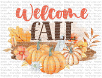 Welcome Fall - Waterslide, Sublimation Transfers