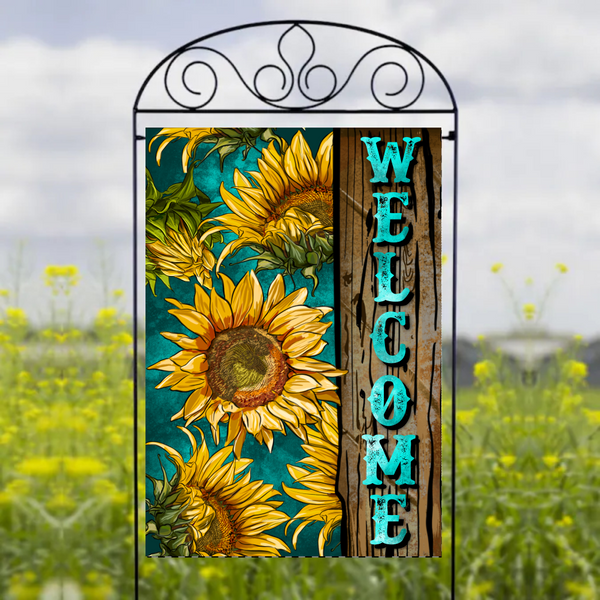 Welcome - Garden Flag Sublimation Transfers
