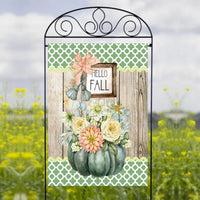 Hello Fall - Garden Flag Sublimation Transfers