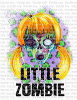 Little Zombie Girl - Waterslide, Sublimation Transfers