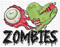 I Love Zomies - Waterslide, Sublimation Transfers